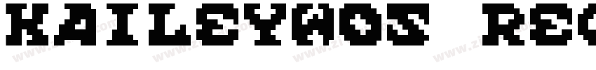 KaileyW05 Regular Re字体转换